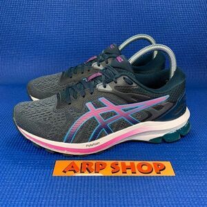 ASICS GEL-1000 10 Women`s Size  7.5 - Navy Blue/Purple Running Shoes 1012A878